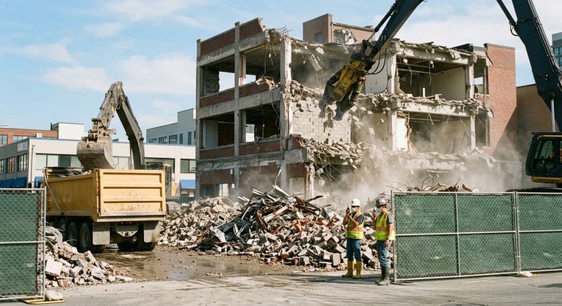 Commercial Building Removal in Sacramento, CA