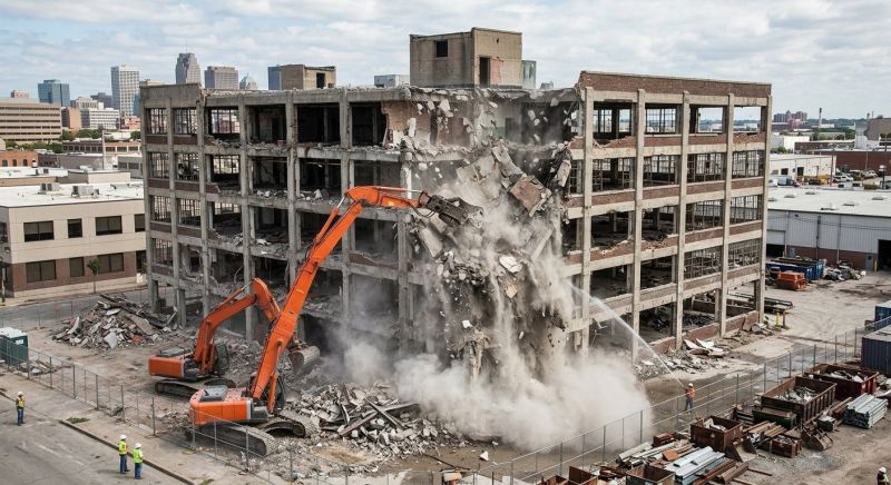 Commercial Property Demolition in Houston, TX