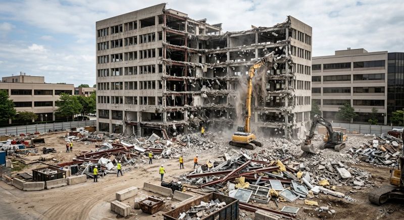 Office Demolition in Houston, TX